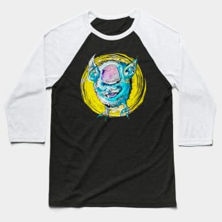 one eye blue monster Baseball T-Shirt